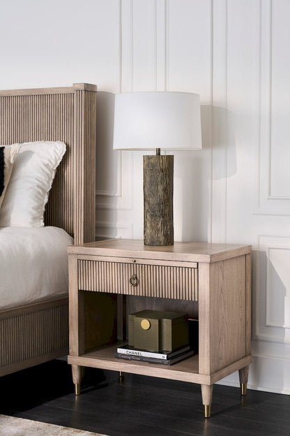 Fairfield Chair Company - Everett Everett One Drawer Rectangular Nightstand, Biscotti - 8030-NS view 10