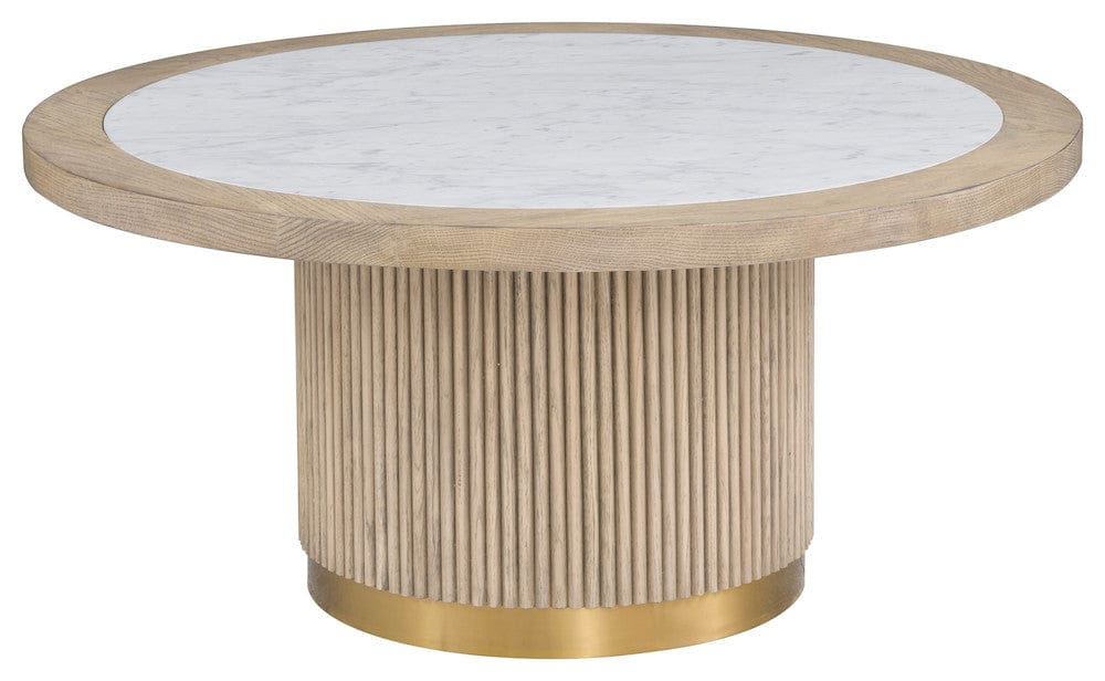 Fairfield Chair Company - Everett Large Round Bunching Cocktail Table, Biscotti - 8030-CK view 1