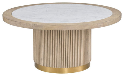 Fairfield Chair Company - Everett Large Round Bunching Cocktail Table, Biscotti - 8030-CK view 1