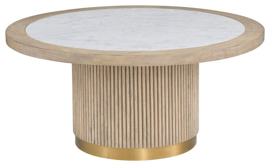 Fairfield Chair Company - Everett Large Round Bunching Cocktail Table, Biscotti - 8030-CK view 1