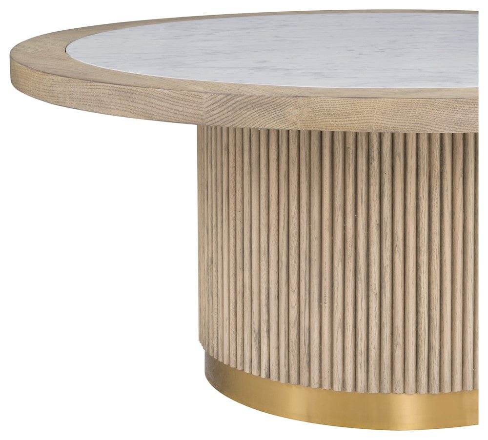 Fairfield Chair Company - Everett Large Round Bunching Cocktail Table, Biscotti - 8030-CK view 4