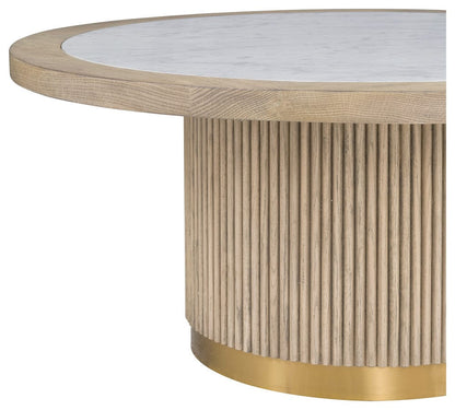 Fairfield Chair Company - Everett Large Round Bunching Cocktail Table, Biscotti - 8030-CK view 4