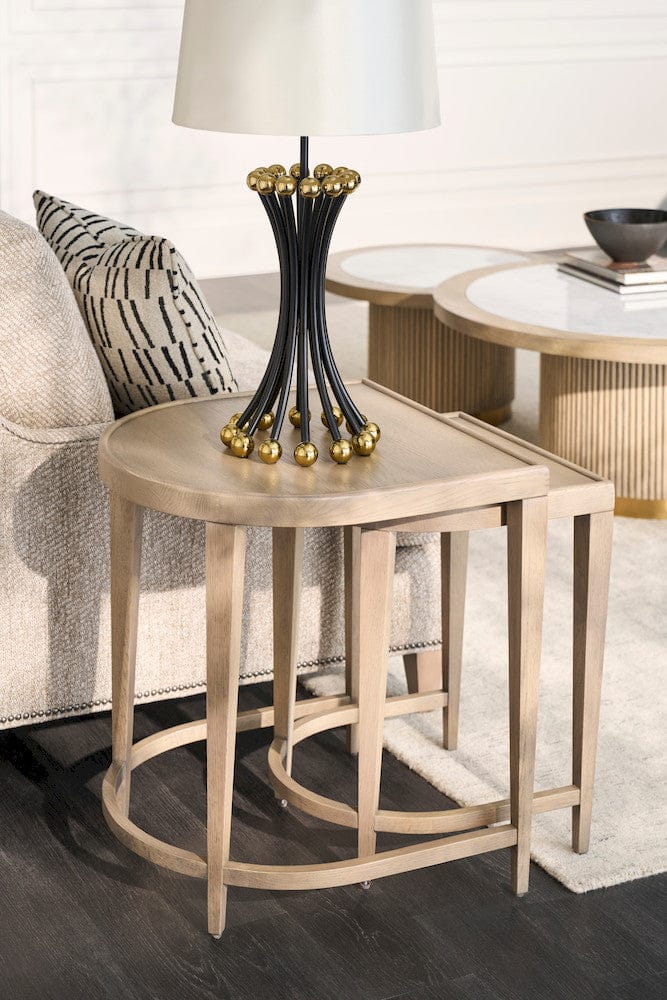 Fairfield Chair Company - Everett Large Round Bunching Cocktail Table, Biscotti - 8030-CK view 7