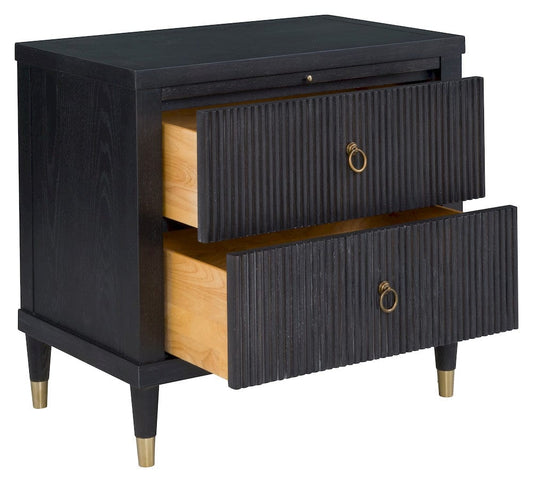 Fairfield Chair Company - Everett Nightstand, Charcoal - 8030-95-C view 2