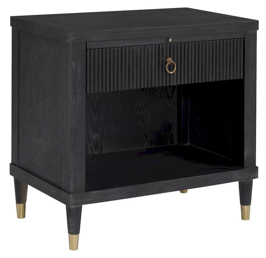 Fairfield Chair Company - Everett One Drawer Rectangular Nightstand, Charcoal - 8030-NS-C view 1