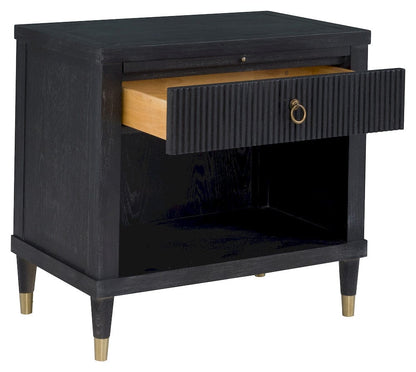 Fairfield Chair Company - Everett One Drawer Rectangular Nightstand, Charcoal - 8030-NS-C view 2