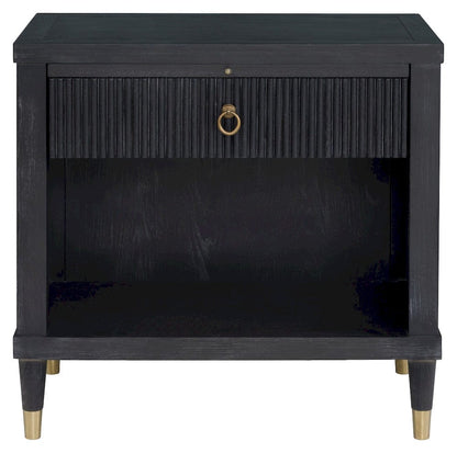 Fairfield Chair Company - Everett One Drawer Rectangular Nightstand, Charcoal - 8030-NS-C view 4