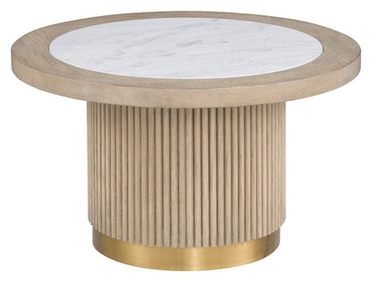 Fairfield Chair Company - Everett Small Round Bunching Cocktail Table, Biscotti - 8030-CT view 1