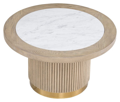 Fairfield Chair Company - Everett Small Round Bunching Cocktail Table, Biscotti - 8030-CT view 2