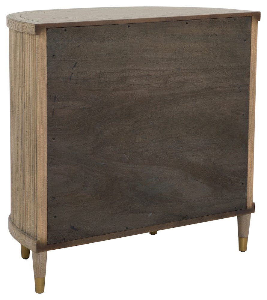 Fairfield Chair Company - Everett Three Drawer Demilune Chest, Biscotti - 8030-AC view 3