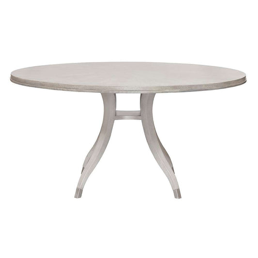 Fairfield Chair Company - Serpentine Shaped Leg Dining Pedestal Base With Beveled Edge 60in Dining Table Top veiw 1