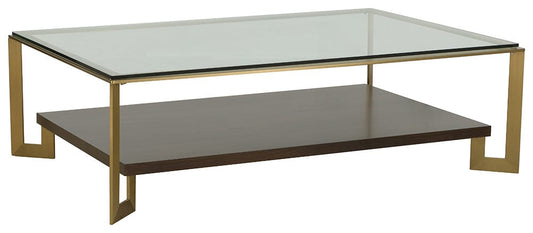 Fairfield Chair Company - Libby Langdon Cannon Cocktail Table, Smoked Stone - 6337-CK view 1
