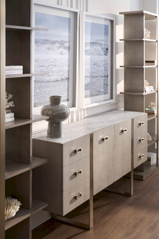 Fairfield Chair Company - Libby Langdon Carlson Credenza, Sheer Dove - 6336-17-9 view 4