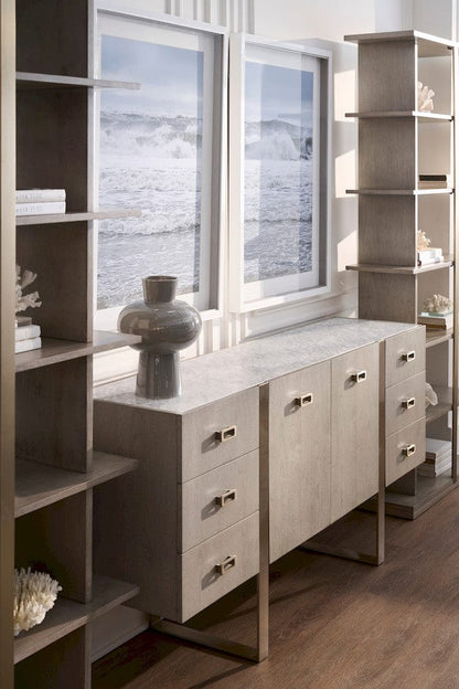Fairfield Chair Company - Libby Langdon Carlson Credenza, Sheer Dove - 6336-17-9 view 4