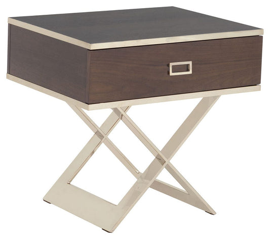 Fairfield Chair Company - Libby Langdon Carlson End Table, Sheer Dove - 6341-ET-9 view 1