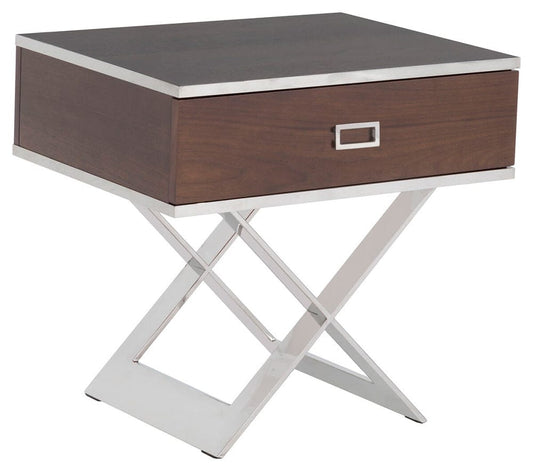 Fairfield Chair Company - Libby Langdon Carlson End Table, Smoked Stone - 6341-ET-2 view 1