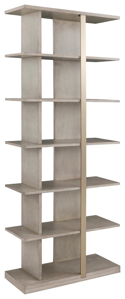 Fairfield Chair Company - Libby Langdon Carlson Left Side Facing Etagere, Sheer Dove - 6336-85-L view 1
