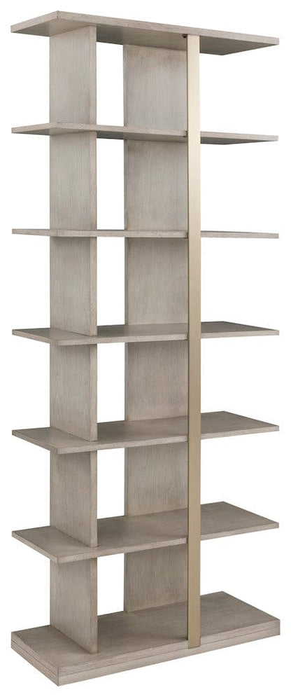 Fairfield Chair Company - Libby Langdon Carlson Left Side Facing Etagere, Sheer Dove - 6336-85-L view 1