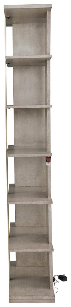 Fairfield Chair Company - Libby Langdon Carlson Left Side Facing Etagere, Sheer Dove - 6336-85-L view 5
