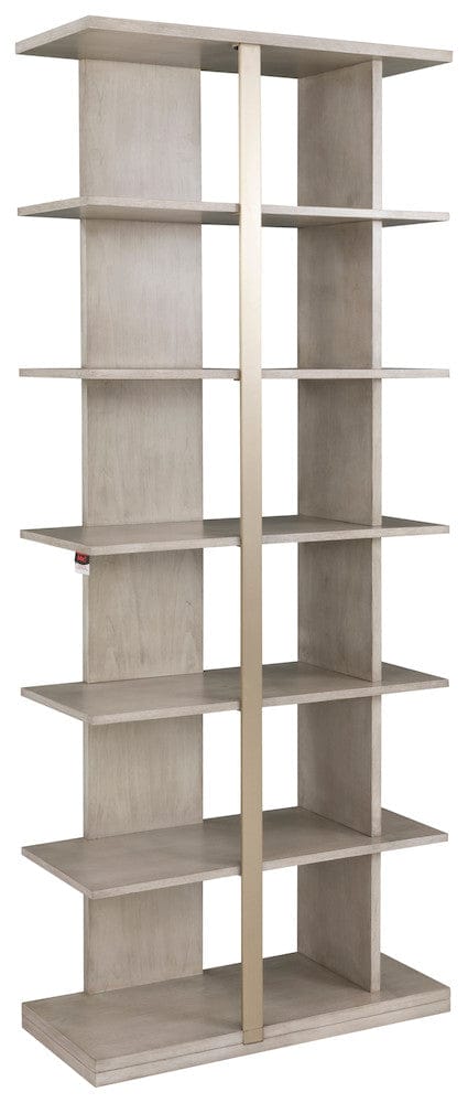Fairfield Chair Company - Libby Langdon Carlson Right Side Facing Etagere, Sheer Dove - 6336-85-R view 1