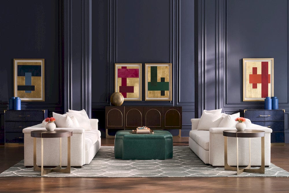 Fairfield Chair Company - Libby Langdon Goddard Four Door Credenza, Smoked Stone - 6360-17 view 2
