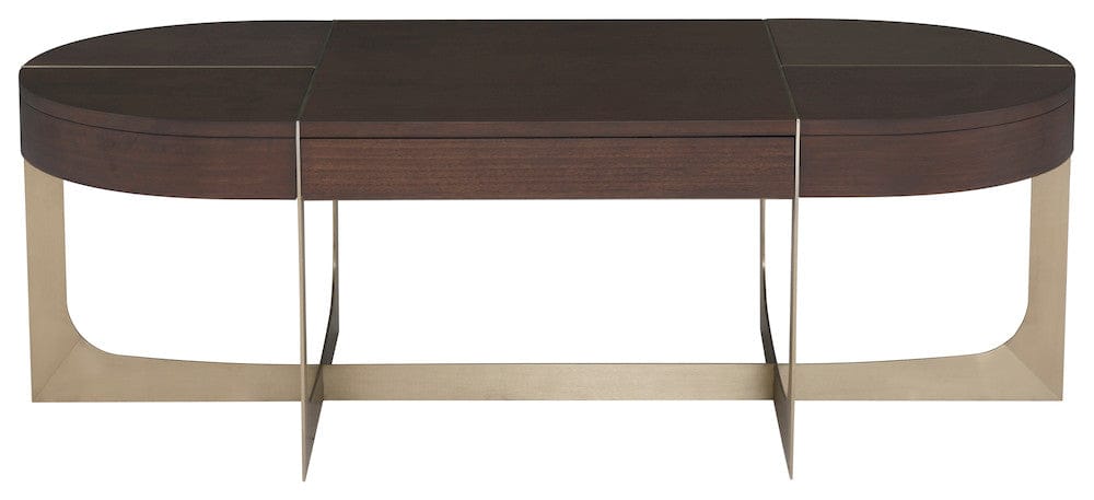 Fairfield Chair Company - Libby Langdon Goddard Oval Cocktail Table, Smoked Stone - 6360-13 view 3