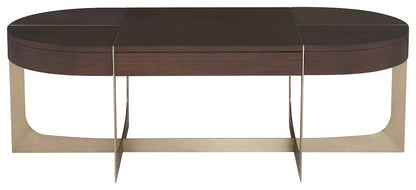 Fairfield Chair Company - Libby Langdon Goddard Oval Cocktail Table, Smoked Stone - 6360-13 view 3