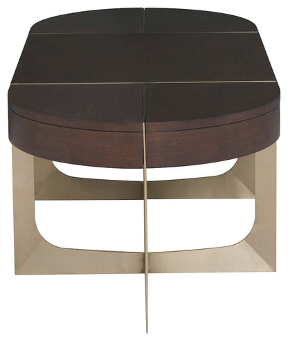 Fairfield Chair Company - Libby Langdon Goddard Oval Cocktail Table, Smoked Stone - 6360-13 view 4