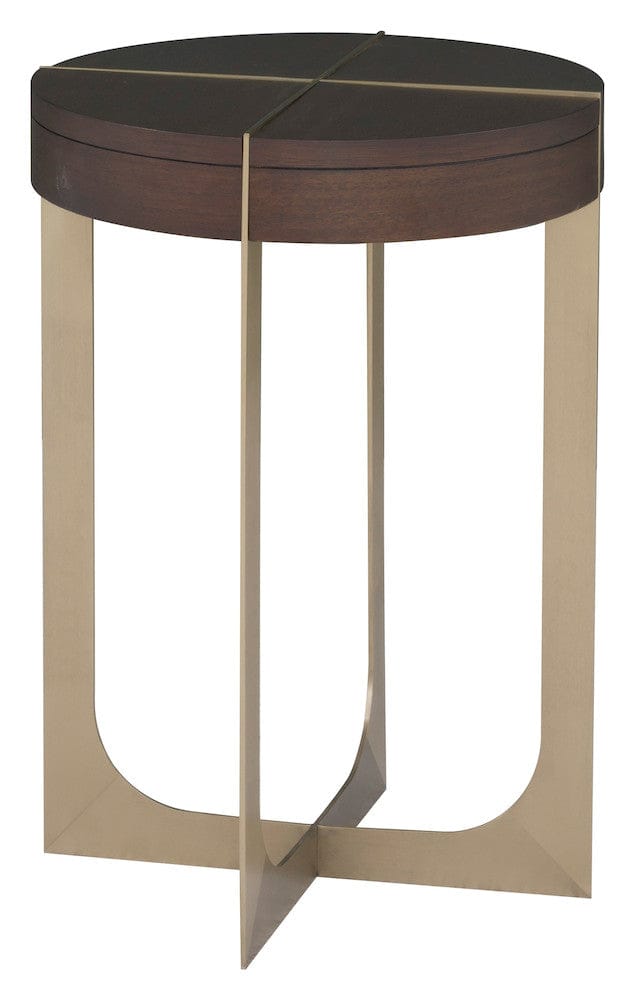 Fairfield Chair Company - Libby Langdon Goddard Round Drink Table, Smoked Stone - 6360-88 view 1
