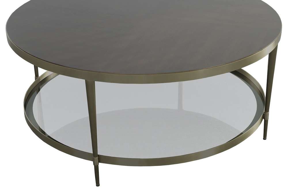Fairfield Chair Company - Libby Langdon Marlowe Tiered Round Cocktail Table - 6308-13 veiw 2