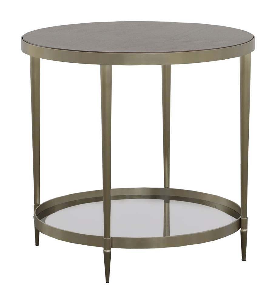 Fairfield Chair Company - Libby Langdon Marlowe Tiered Round End Table - 6308-ET veiw 1