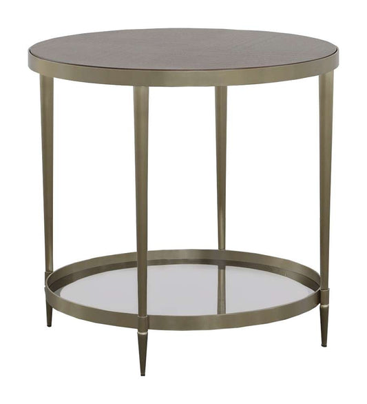 Fairfield Chair Company - Libby Langdon Marlowe Tiered Round End Table - 6308-ET veiw 1