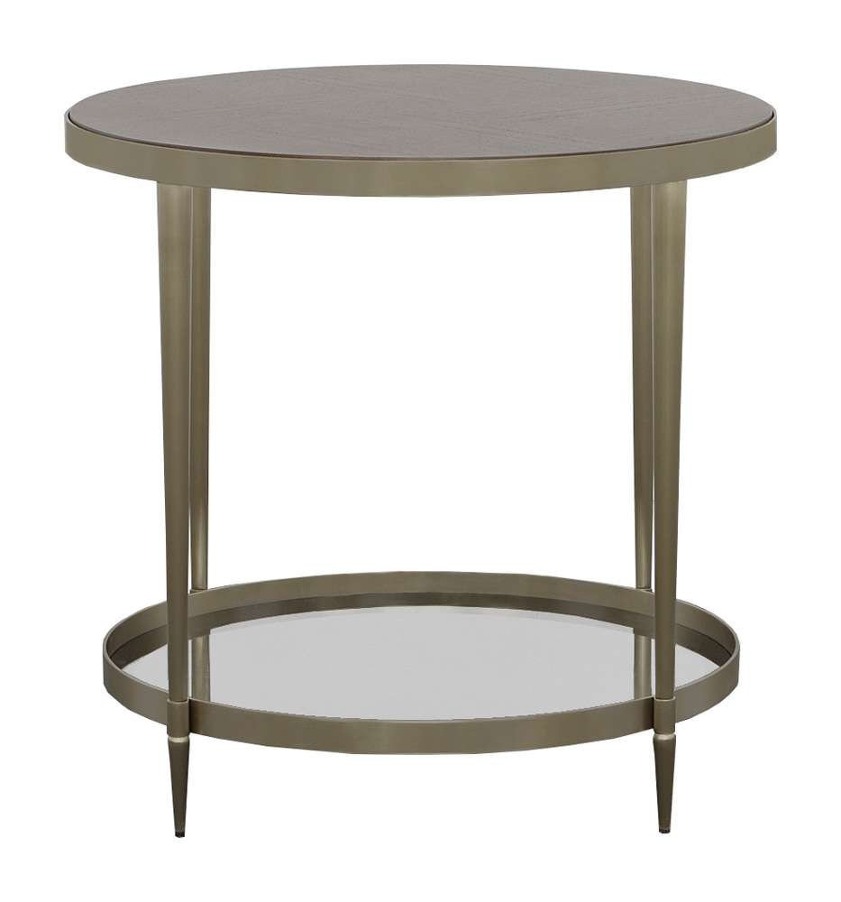 Fairfield Chair Company - Libby Langdon Marlowe Tiered Round End Table - 6308-ET veiw 3