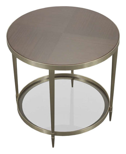 Fairfield Chair Company - Libby Langdon Marlowe Tiered Round End Table - 6308-ET veiw 5