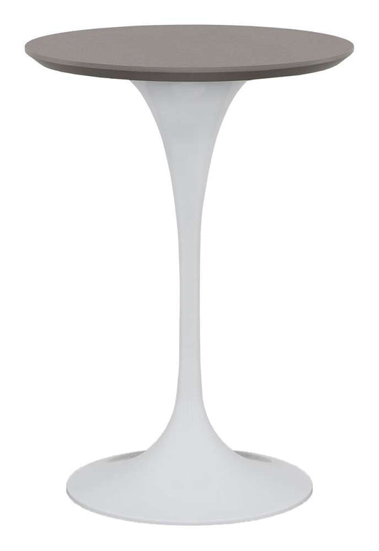 Fairfield Chair Company - Massimo Tulip Counter Height White Table Base With Laminate 26in Round Table Top veiw 1