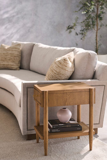 Fairfield Chair Company - Maxwell One Drawer Rectangle Drink Table, Caramel - 8057-88-C view 9