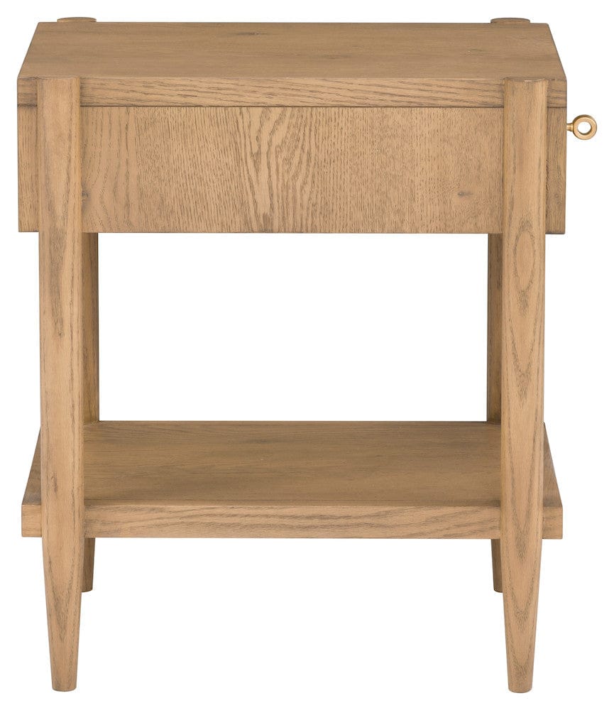 Fairfield Chair Company - Maxwell One Drawer Rectangle Drink Table, Sunlit Oak - 8057-88-S view 5