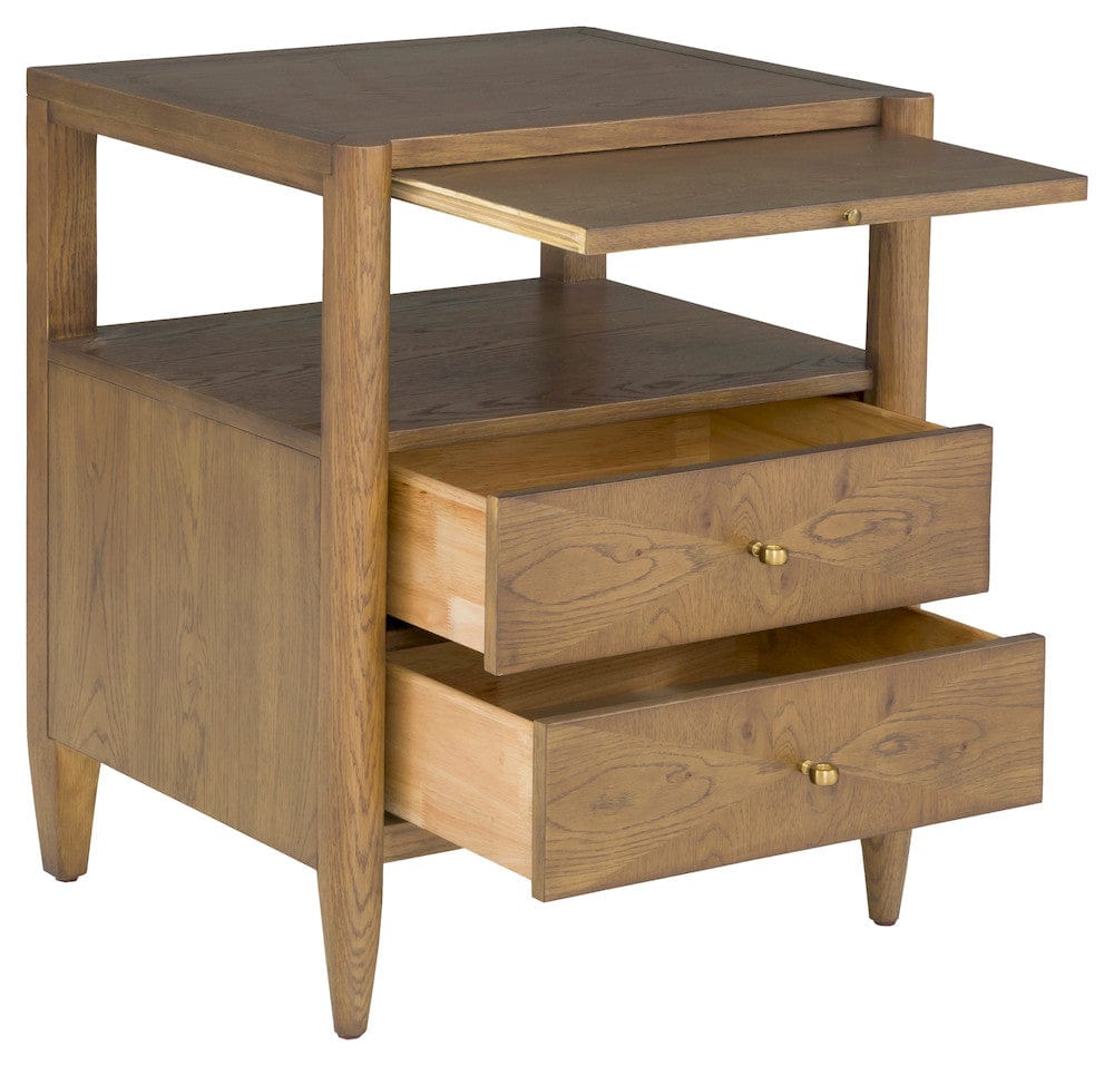 Fairfield Chair Company - Maxwell Petite Nightstand, Sunlit Oak - 8057-SN-S view 2