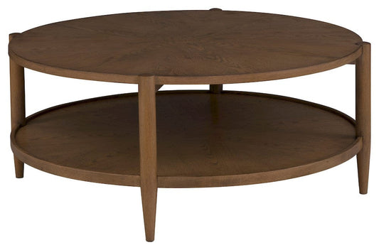 Fairfield Chair Company - Maxwell Round Cocktail Table, Caramel - 8057-13-C view 1