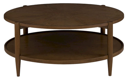 Fairfield Chair Company - Maxwell Round Cocktail Table, Caramel - 8057-13-C view 2