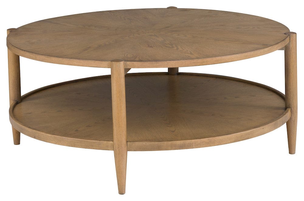 Fairfield Chair Company - Maxwell Round Cocktail Table, Sunlit Oak - 8057-13-S view 1