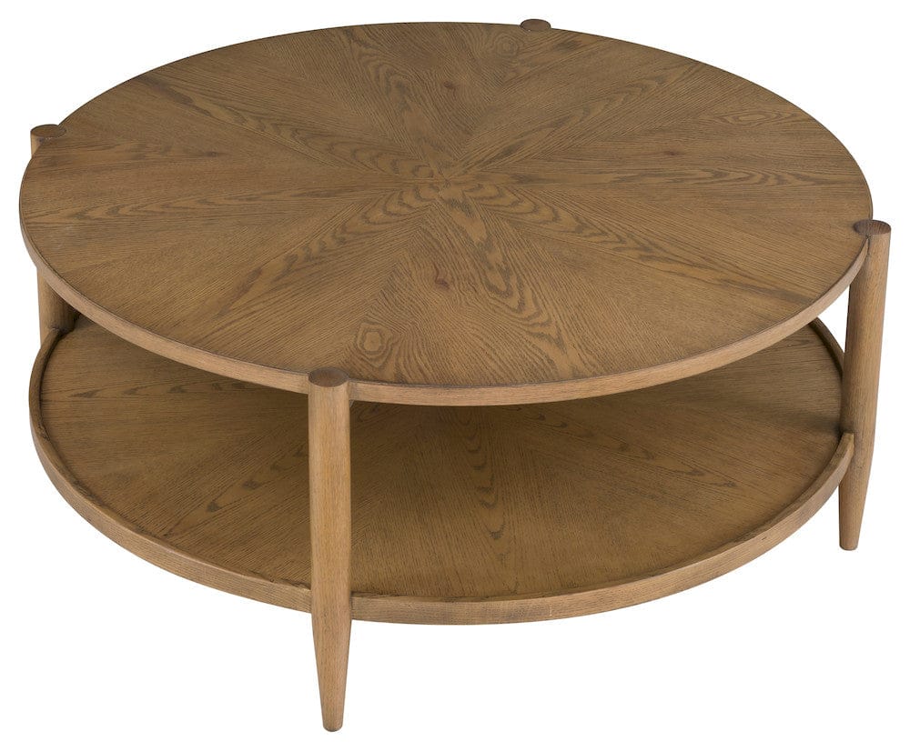 Fairfield Chair Company - Maxwell Round Cocktail Table, Sunlit Oak - 8057-13-S view 4