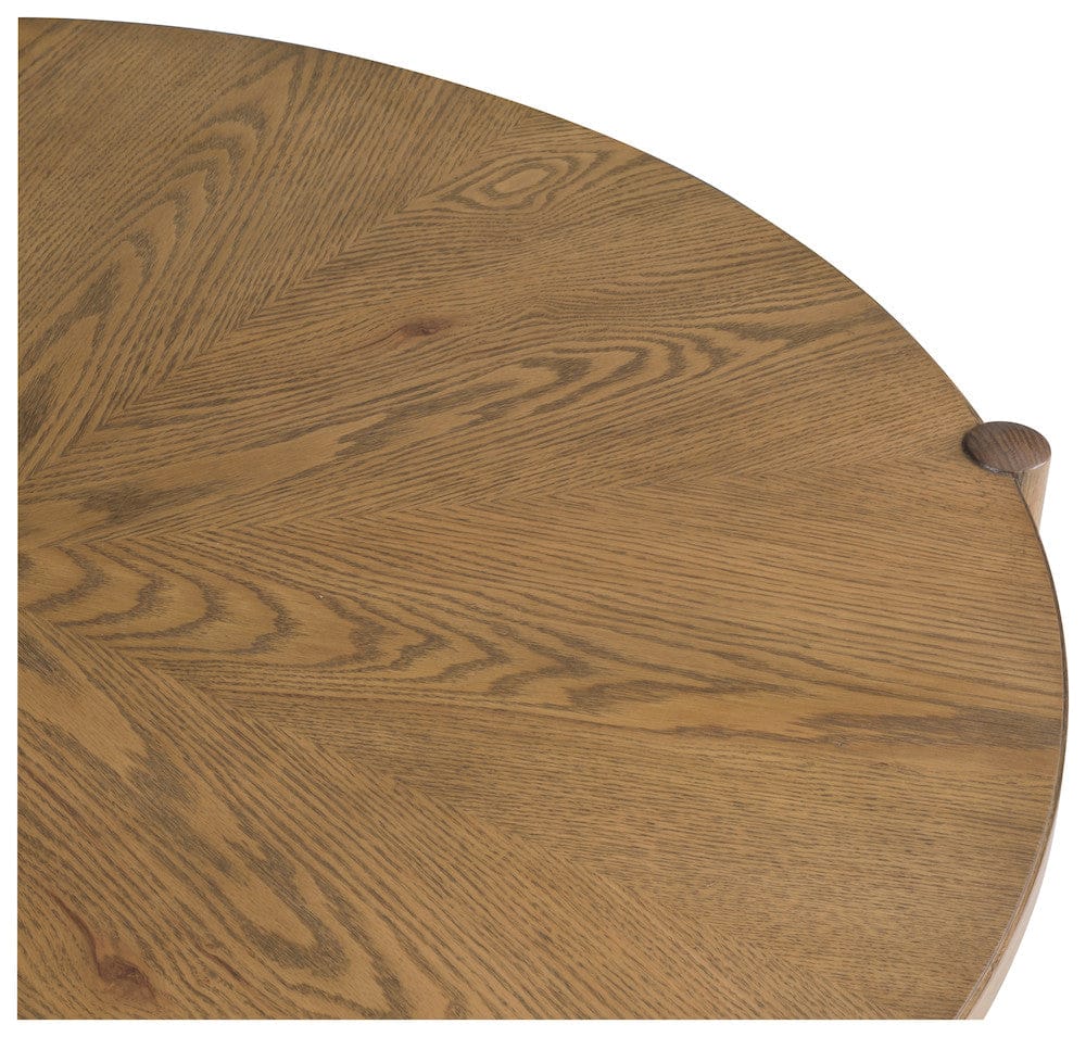 Fairfield Chair Company - Maxwell Round Cocktail Table, Sunlit Oak - 8057-13-S view 5