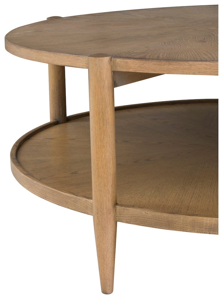 Fairfield Chair Company - Maxwell Round Cocktail Table, Sunlit Oak - 8057-13-S view 6
