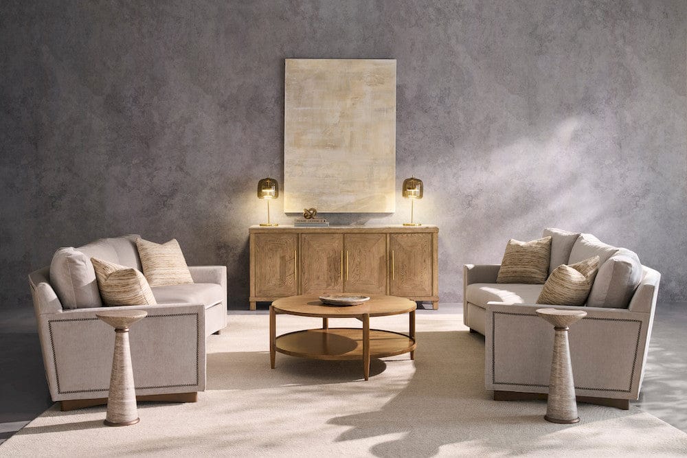 Fairfield Chair Company - Maxwell Round Cocktail Table, Sunlit Oak - 8057-13-S view 7