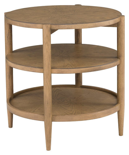 Fairfield Chair Company - Maxwell Round End Table, Sunlit Oak - 8057-19-S view 1