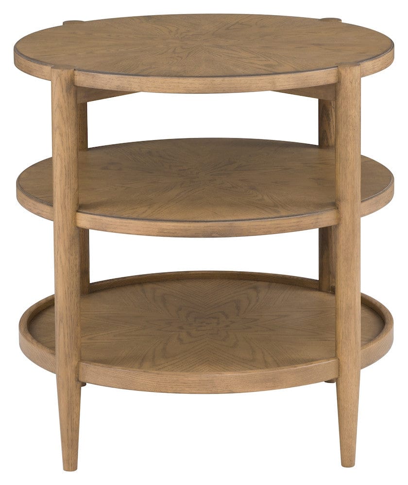 Fairfield Chair Company - Maxwell Round End Table, Sunlit Oak - 8057-19-S view 2