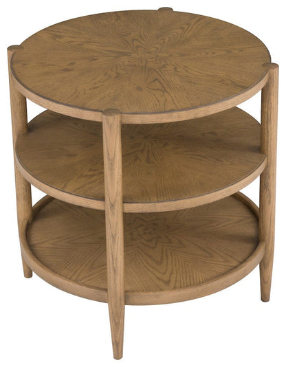 Fairfield Chair Company - Maxwell Round End Table, Sunlit Oak - 8057-19-S view 4