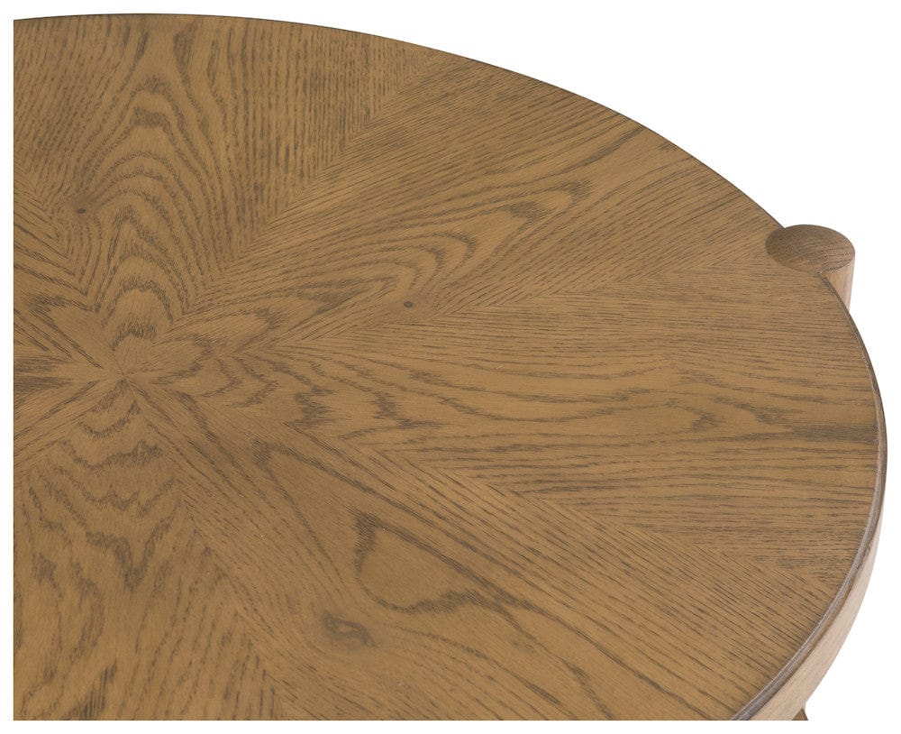 Fairfield Chair Company - Maxwell Round End Table, Sunlit Oak - 8057-19-S view 5