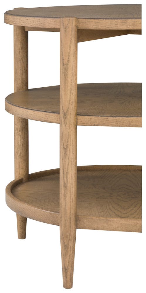 Fairfield Chair Company - Maxwell Round End Table, Sunlit Oak - 8057-19-S view 6